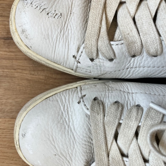 White Frye Ivy Low Lace Leather Sneaker - Picture 4 of 4